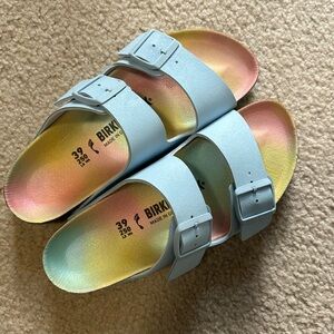 Birkenstock Arizona Sky Blue ombré sandals size 39